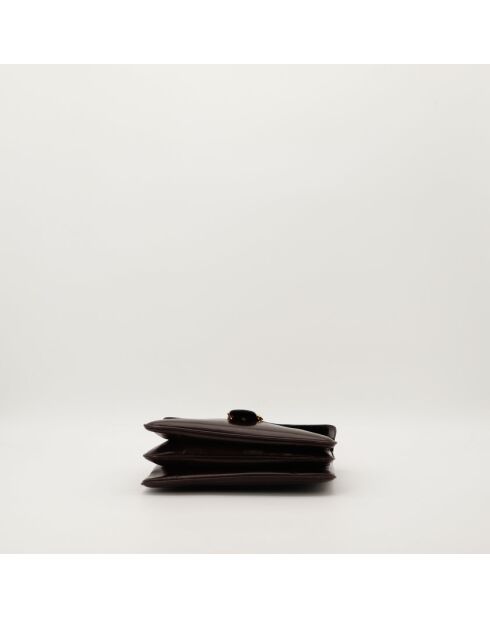 Borsa Triomphe in pelle marrone - Ottime condizioni - 24x18 cm