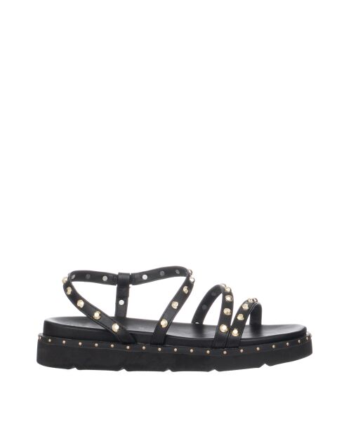 Zwarte zachte sandalen