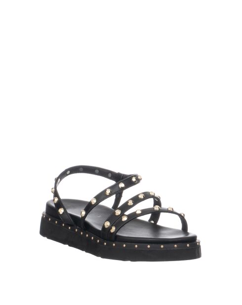 Zwarte zachte sandalen