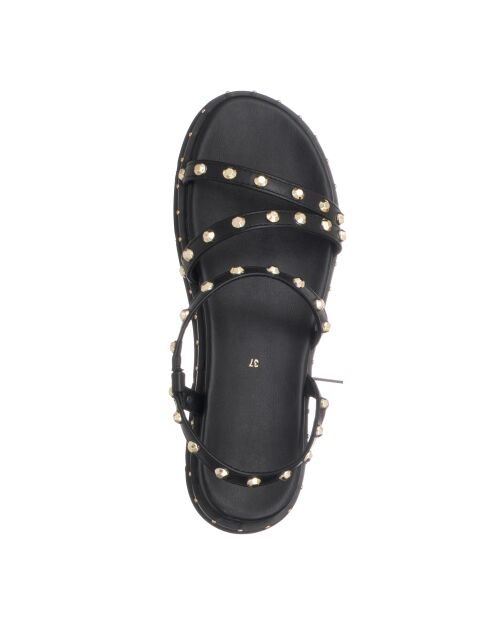 Zwarte zachte sandalen