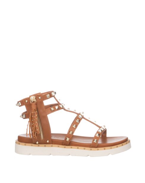 Weiche braune Sandalen
