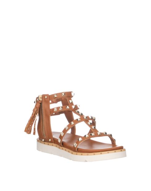Weiche braune Sandalen