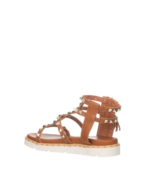 Weiche braune Sandalen