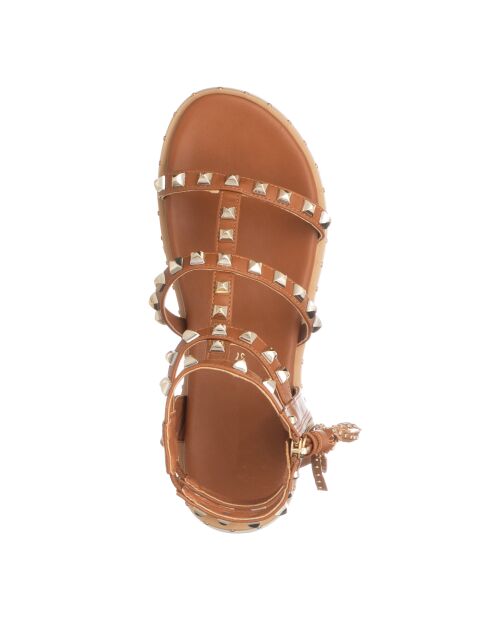 Weiche braune Sandalen