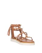 Weiche braune Sandalen