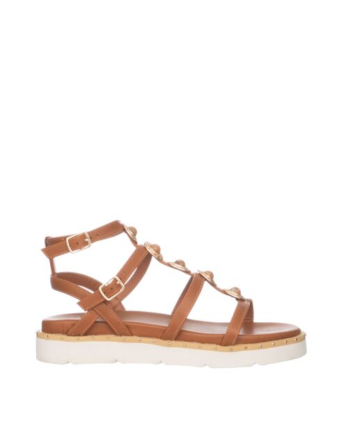Weiche braune Sandalen