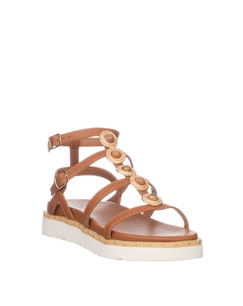 Weiche braune Sandalen