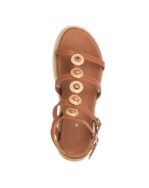 Weiche braune Sandalen