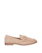 Mocasines Alcantara beige