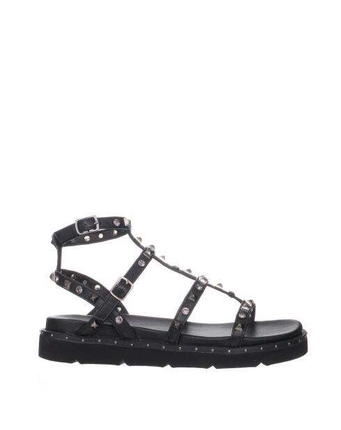 Zwarte zachte sandalen
