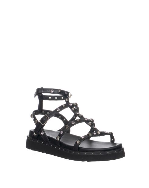 Zwarte zachte sandalen