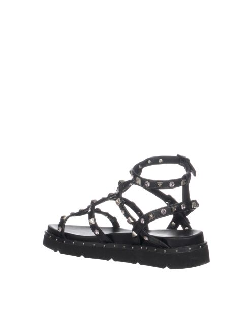 Zwarte zachte sandalen