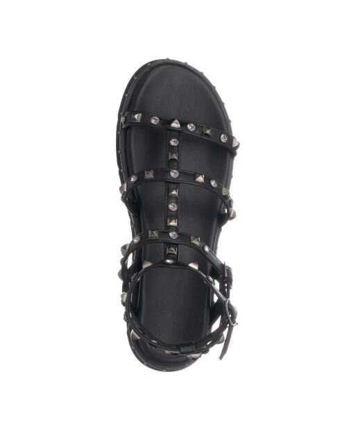 Zwarte zachte sandalen