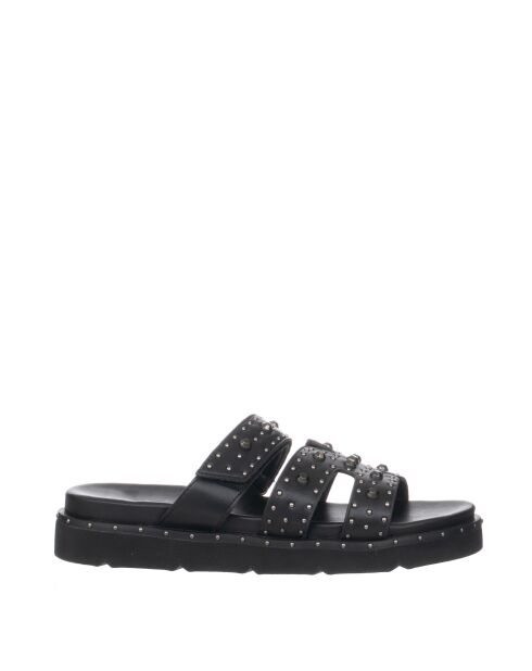 Zwarte zachte sandalen
