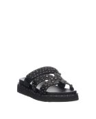Zwarte zachte sandalen