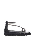 Zwarte zachte sandalen