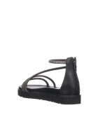 Zwarte zachte sandalen