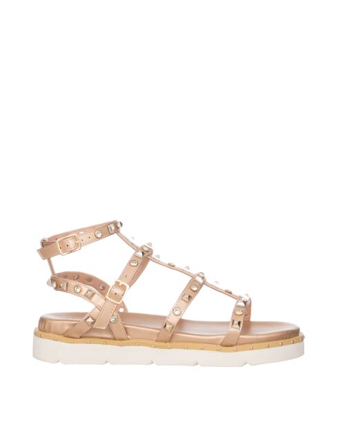 Laminato-Sandalen in Roségold