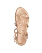 Laminato-Sandalen in Roségold