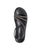 Zurigo schwarze Sandalen