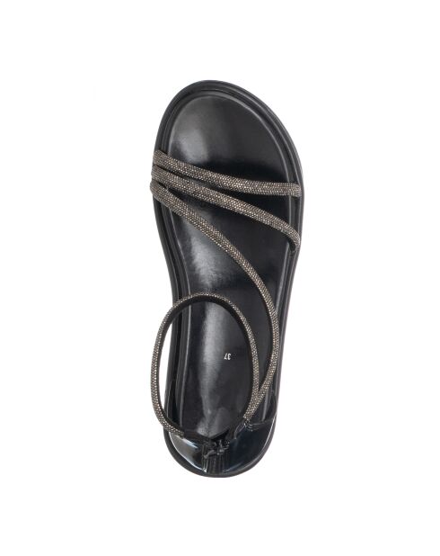 Zurigo schwarze Sandalen