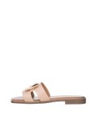 Beigefarbene Sandalen Atene