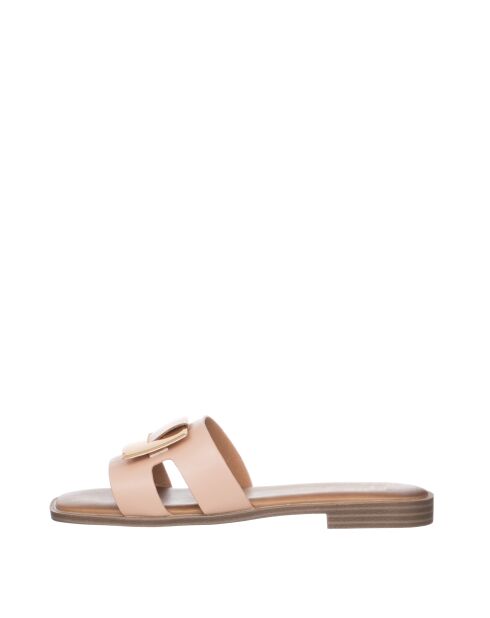Beigefarbene Sandalen Atene