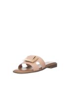 Beigefarbene Sandalen Atene