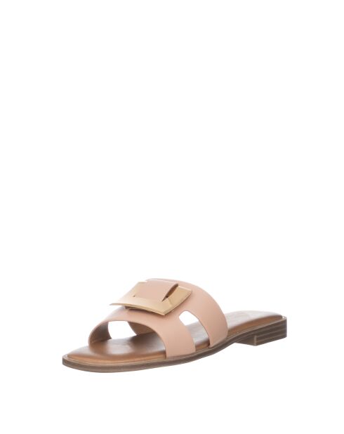 Beigefarbene Sandalen Atene