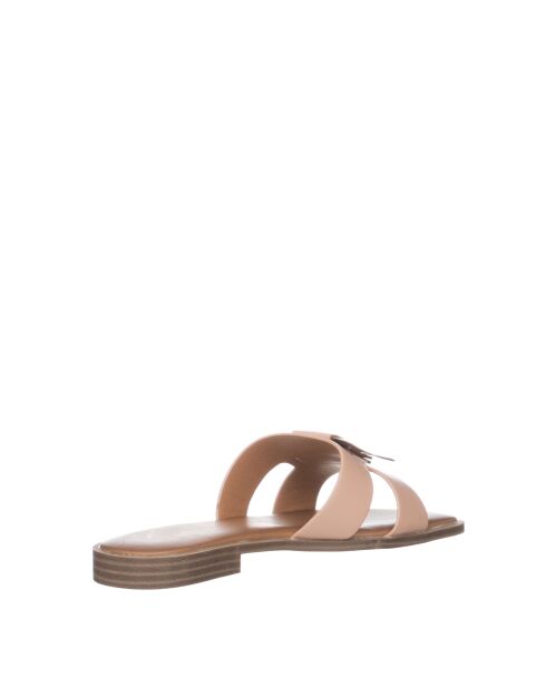 Beigefarbene Sandalen Atene