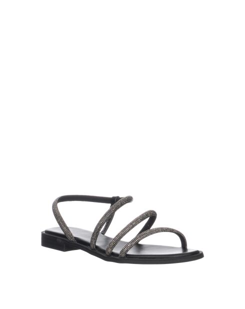 Sandales Strass noires