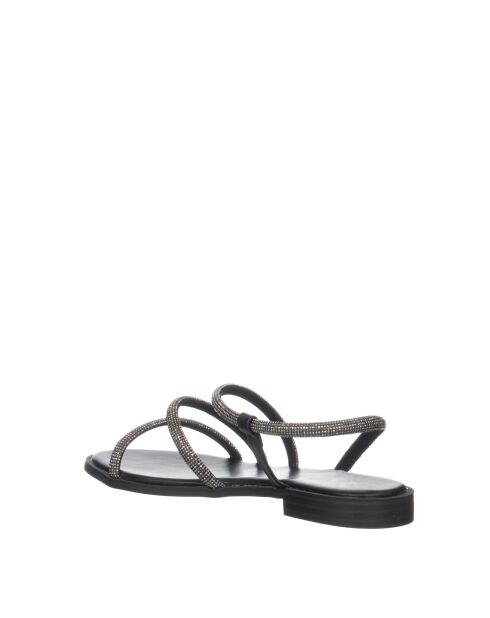 Sandales Strass noires