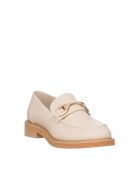 Mocassins Soft beiges platines