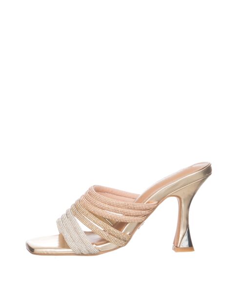Sandalen met platina hak van Laminato - hak van 9 cm