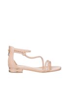 Weiche Nude-Sandalen