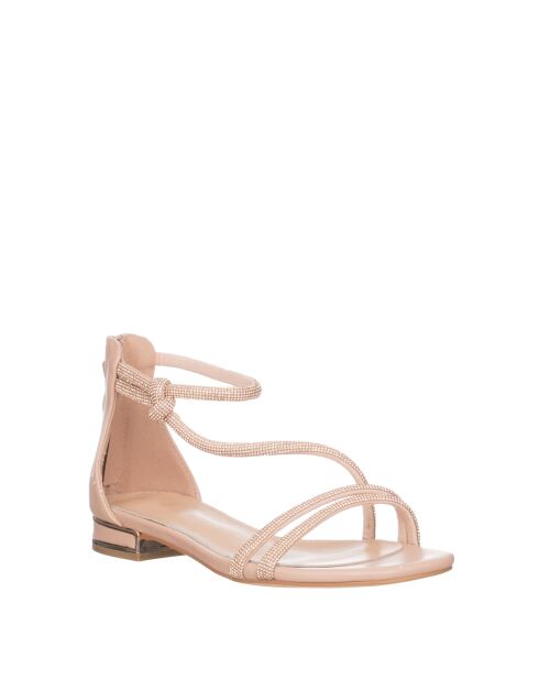 Weiche Nude-Sandalen