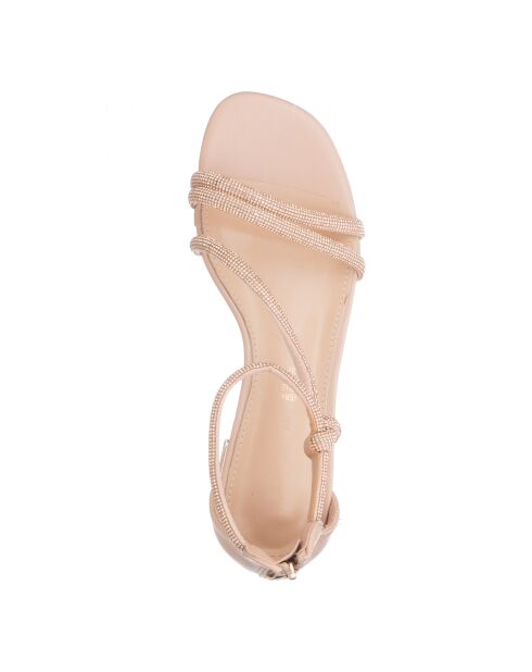 Weiche Nude-Sandalen