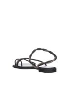 Sandales Strass noires