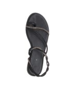 Sandales Strass noires