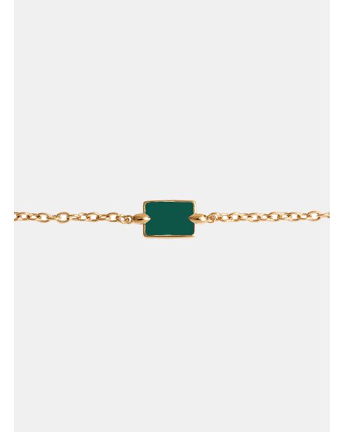 Altaia gold/grünes Armband