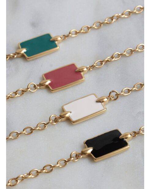 Altaia-Armband aus Gold/Terrakotta