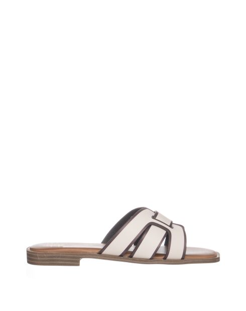 Sandales Atene blanc/marron