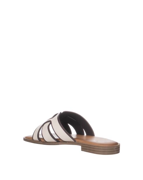 Sandales Atene blanc/marron