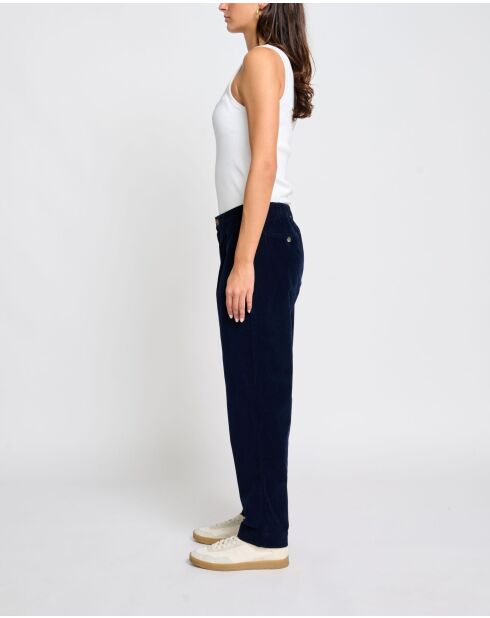 Pantaloni Fresco navy