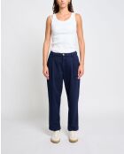 Marineblauwe broek Fresco