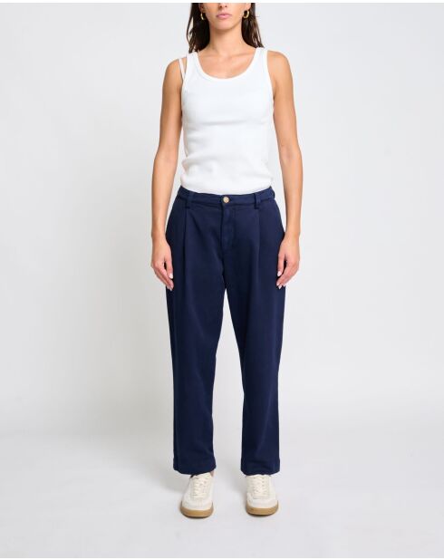 Marineblauwe broek Fresco