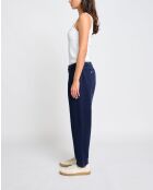 Marineblauwe broek Fresco