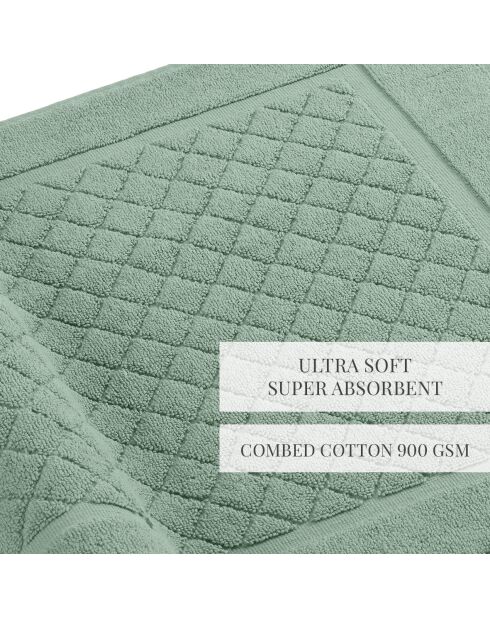 Tapis de bain vert bouteille - 50x70 cm