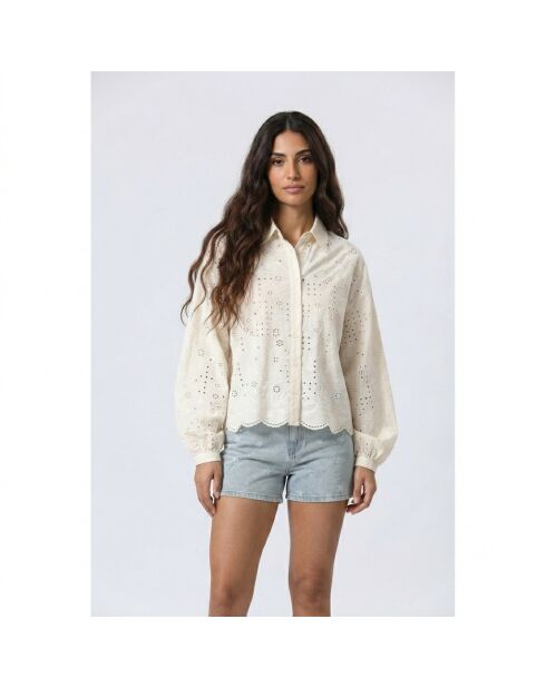 MARIANA beigefarbenes Top