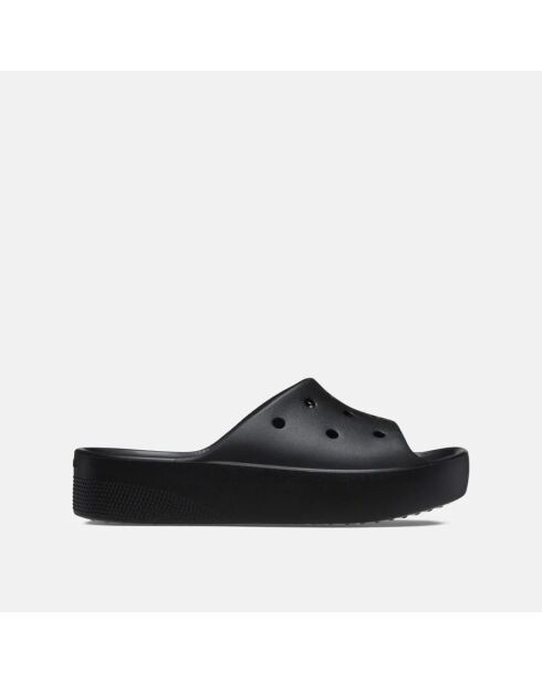 Sandales plates classiques noires